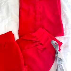 Selling scrubs set jogger style nursing uniform